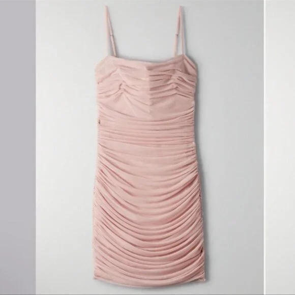 Babaton Luxor Dress Blush Pink Size 8 - Picture 1 of 4